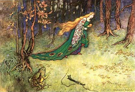 Image result for the frog king fairy tale